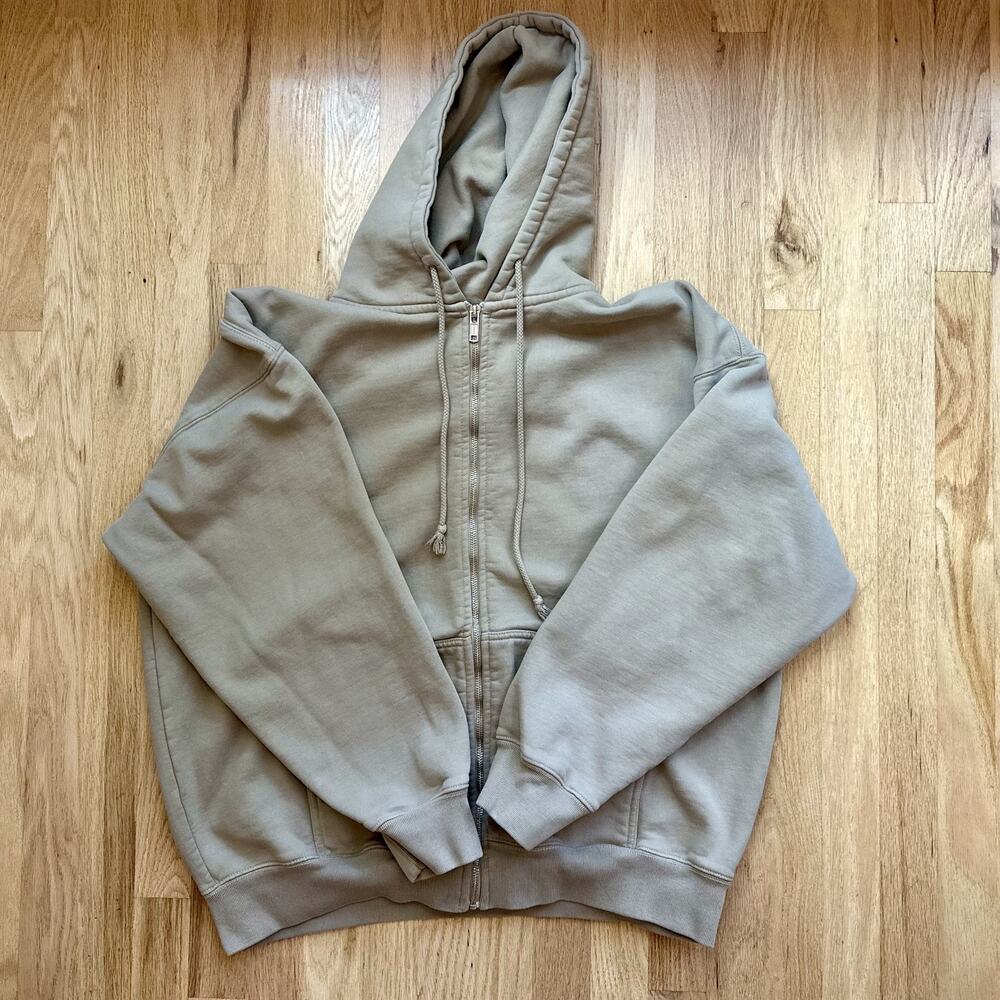 Brandy Melville Oversized Zip Up Hoodie One Size, Streetwear